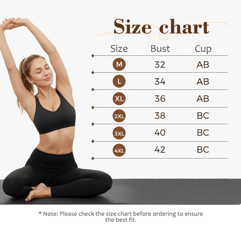 Seamless comfortable sports bra for women