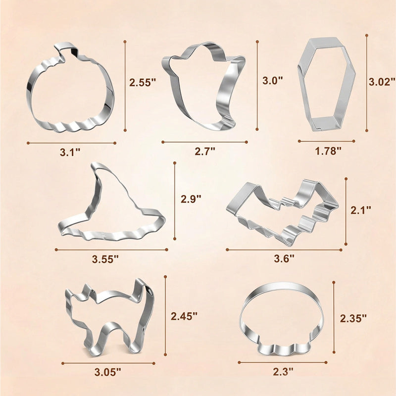 PumpkinTap™ Halloween Pattern Punch Mold Set