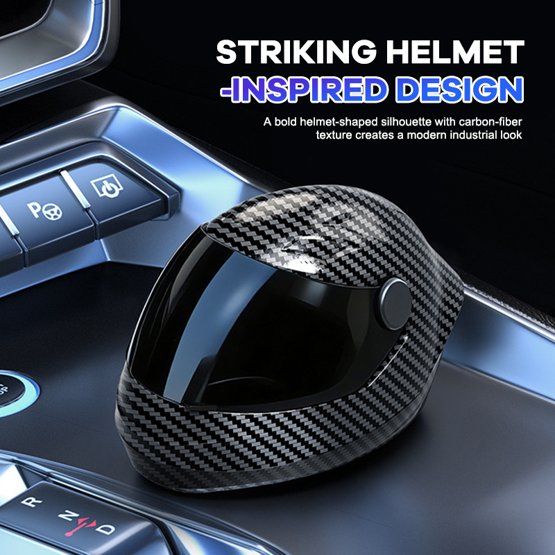 🔧 Motorcycle Helmet Style Car Ashtray 🔧