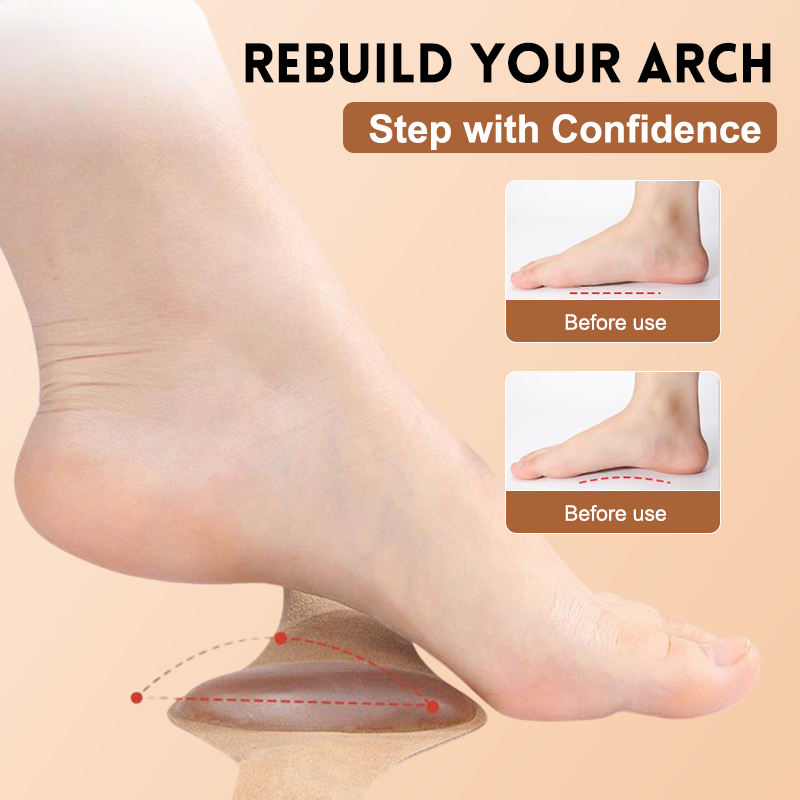 Arch Support Pads – Adjustable Half Insole for Flat Feet Relief