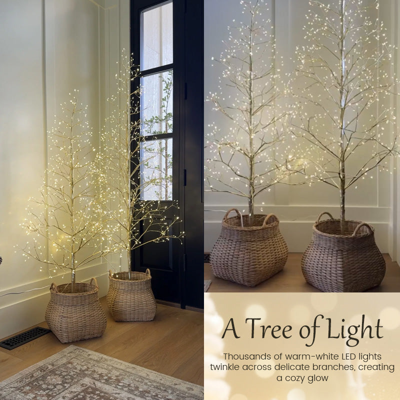 LED Lighted Twig Christmas Tree
