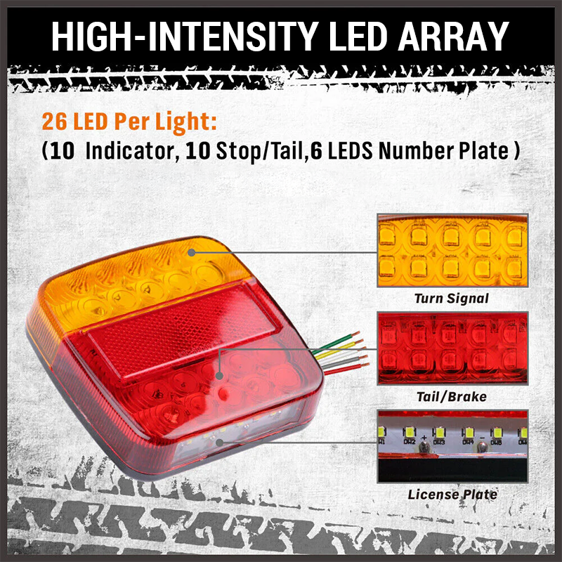 🔥LAST DAY – 50% OFF🔥LED Dual-color Square Lights For Trucks And Vans