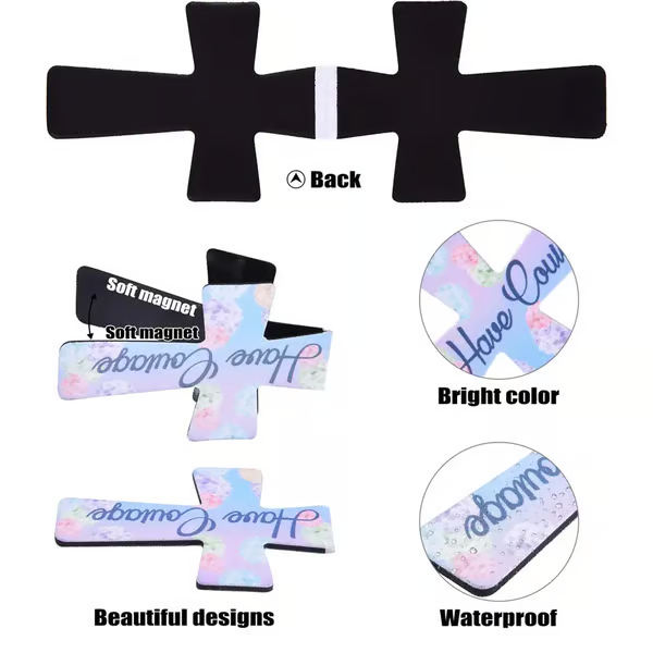 📖magnetic cross bookmarks - Perfect gift for Bible studies, teachers & students 🌸✝️