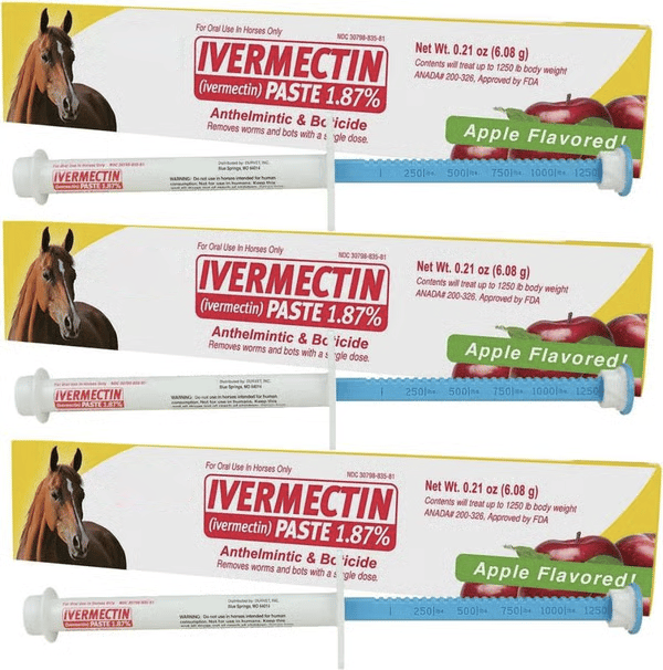 Ivermectin horse paste 1.87% 6.08 g tuber