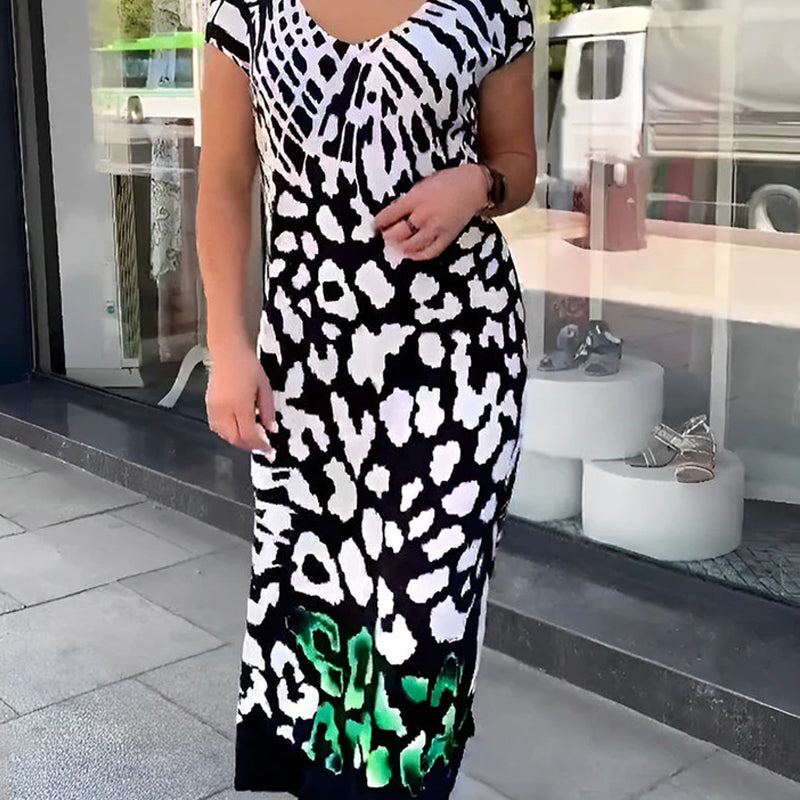 🌸 Fashionable printed long dress | Loose and airy ✨/Fashionable printed long dress