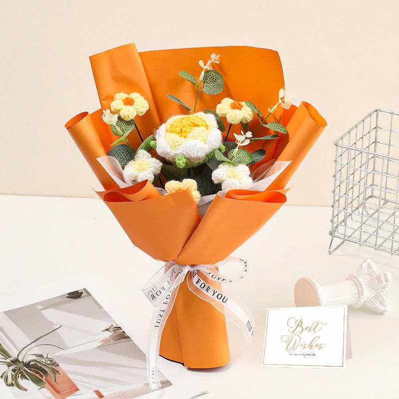 💕Mother's Day Special 💕Handmade Delicate Crochet Flower Bouquet