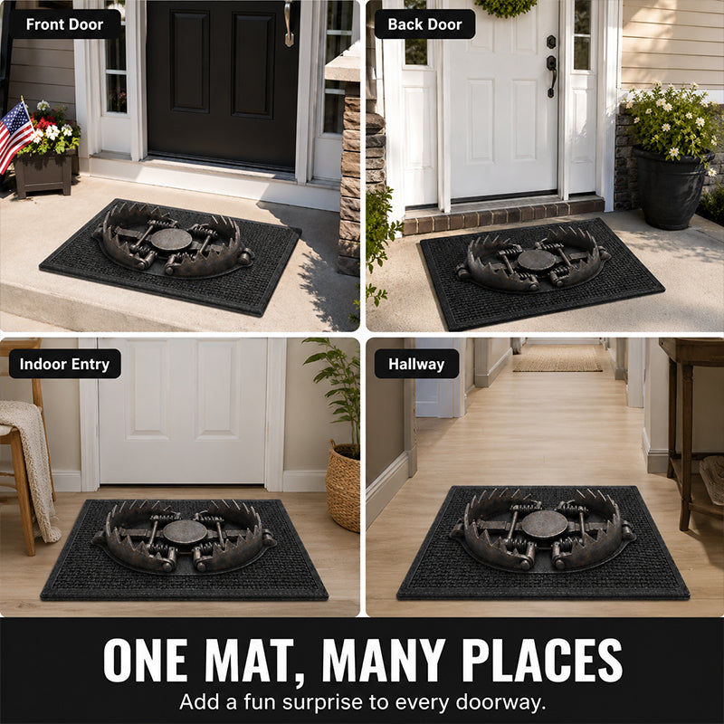 🌀 Trick Trap 3D Illusion Door Mat: Mind-Bending Optical Illusion Doormat! 🕳️
