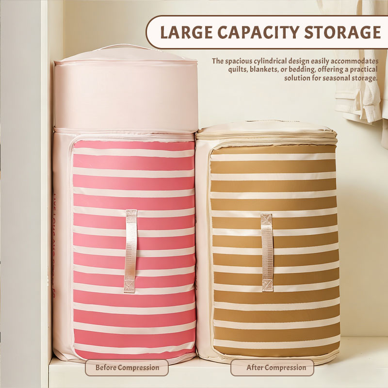 🧺 Cylinder Quilt Storage Bag