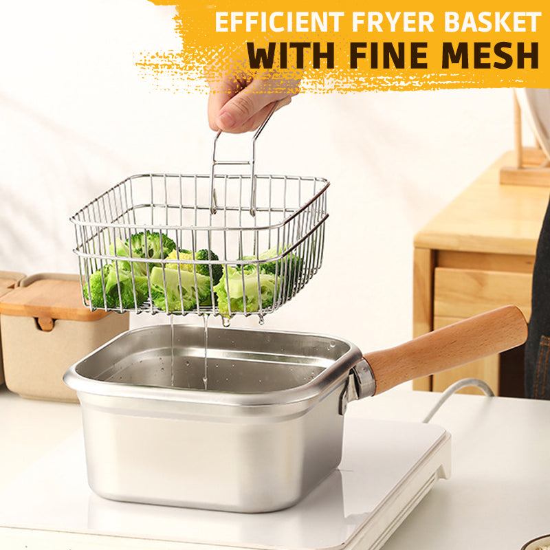 Square Fryer in Stainless Steel