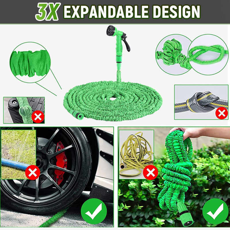 Expandable Garden Hose with Spray Gun