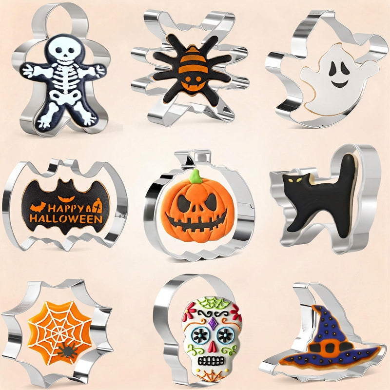 PumpkinTap™ Halloween Pattern Punch Mold Set