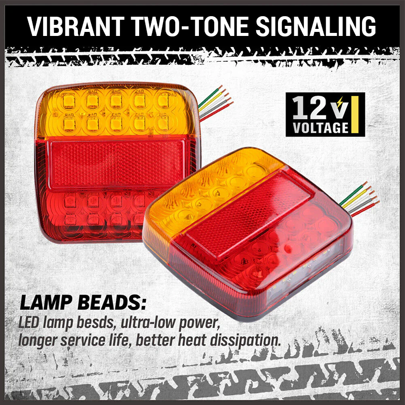 🔥LAST DAY – 50% OFF🔥LED Dual-color Square Lights For Trucks And Vans
