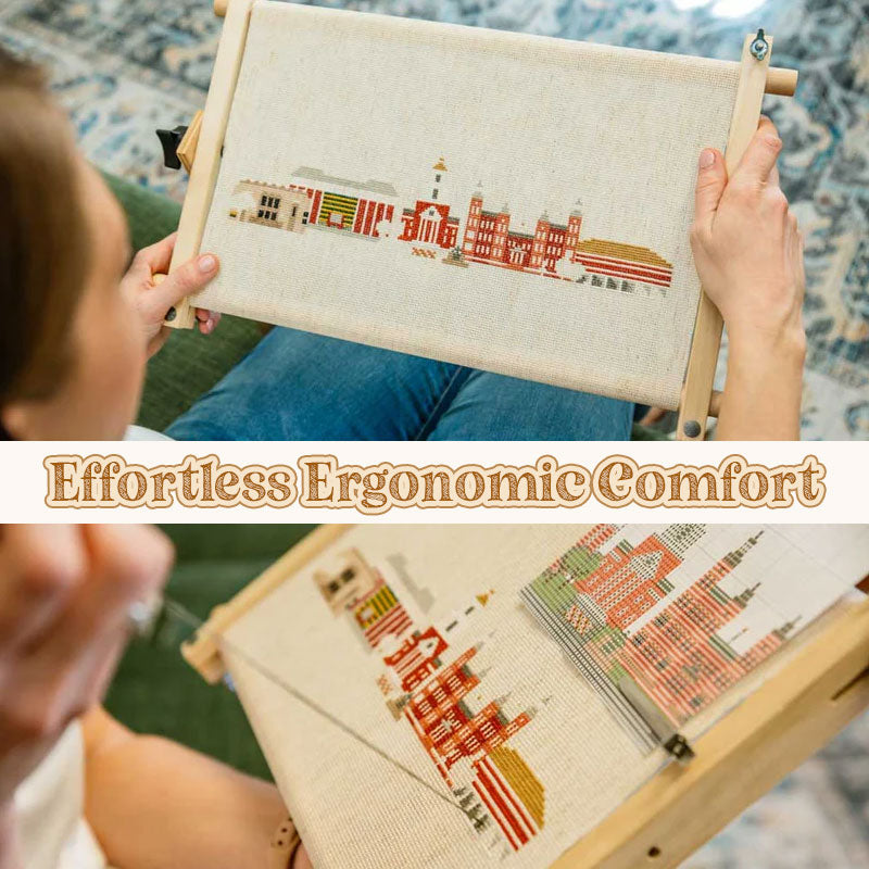 🧵Adjustable Tabletop Embroidery Stand – Cross Stitch Frame Holder
