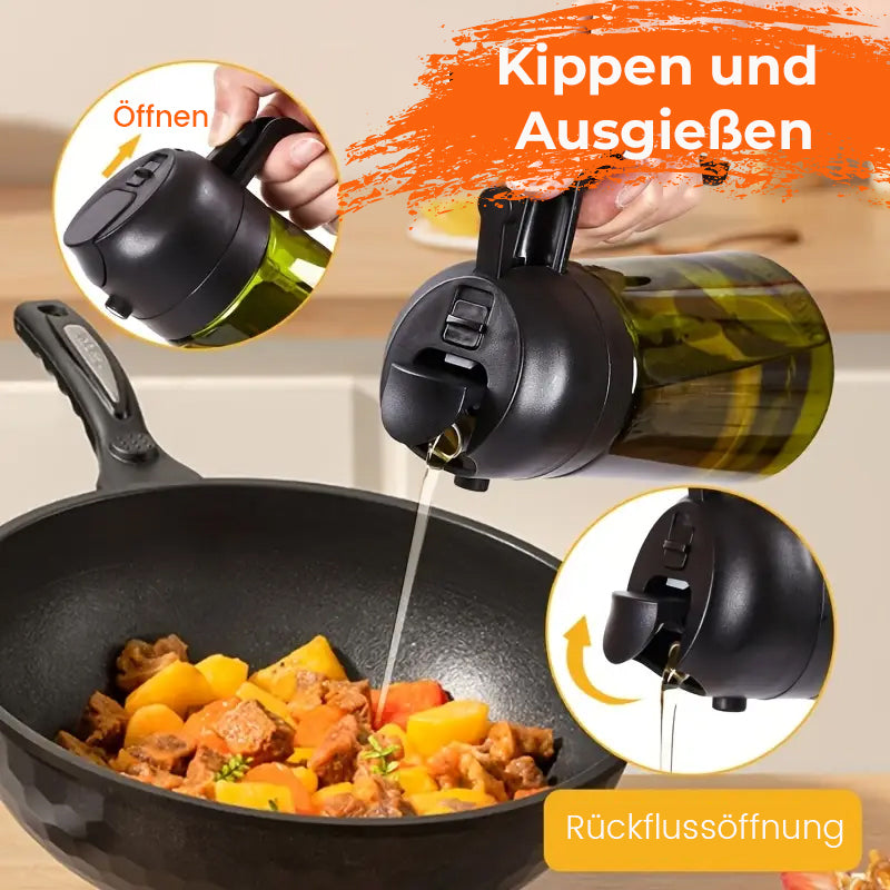 Two in one light-proof oil bottle