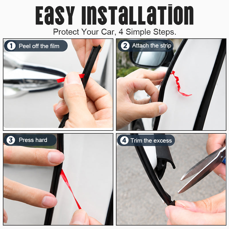 Car Door Edge Guard Strip – Invisible Anti-Scratch Trim Protector