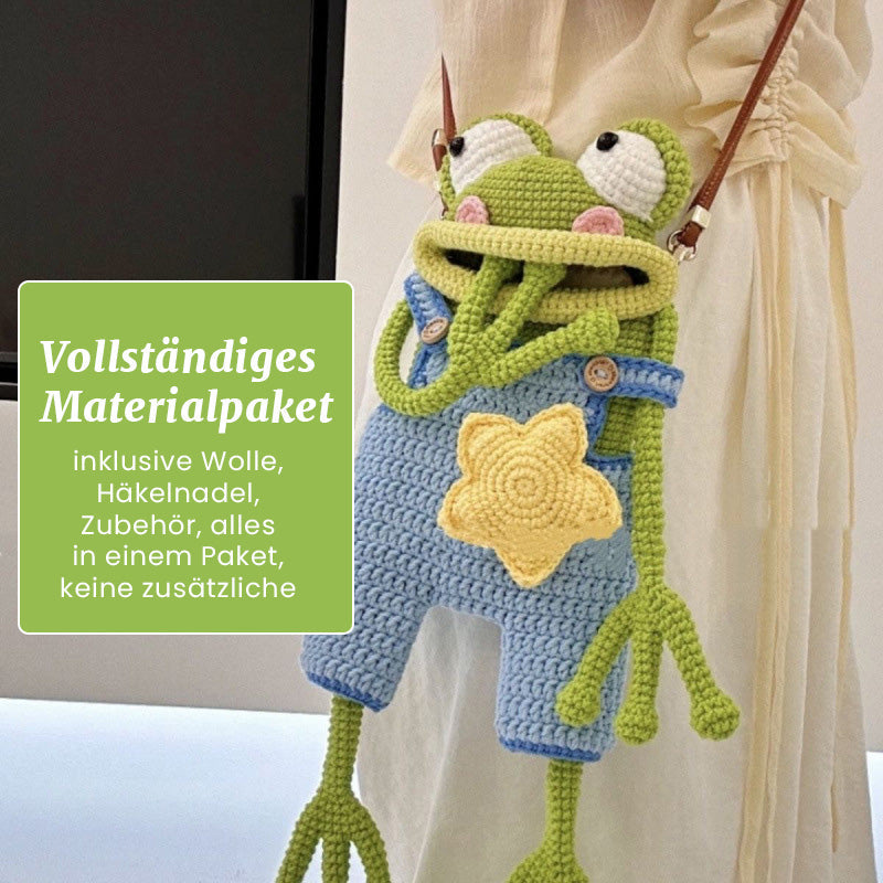 Big Mouth Frog Crossbody Bag