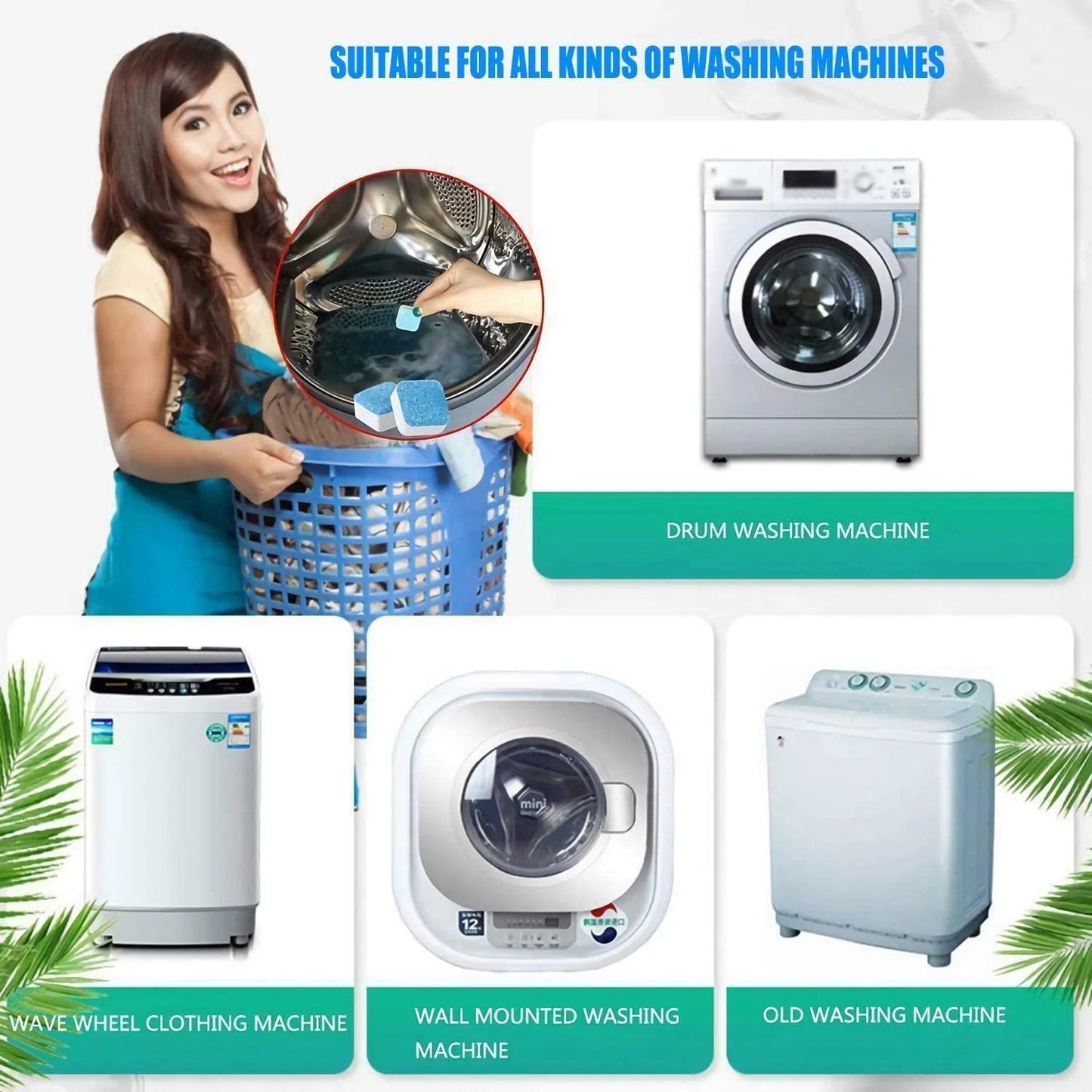 🎉Washing Machine Deep Cleaner Tablets