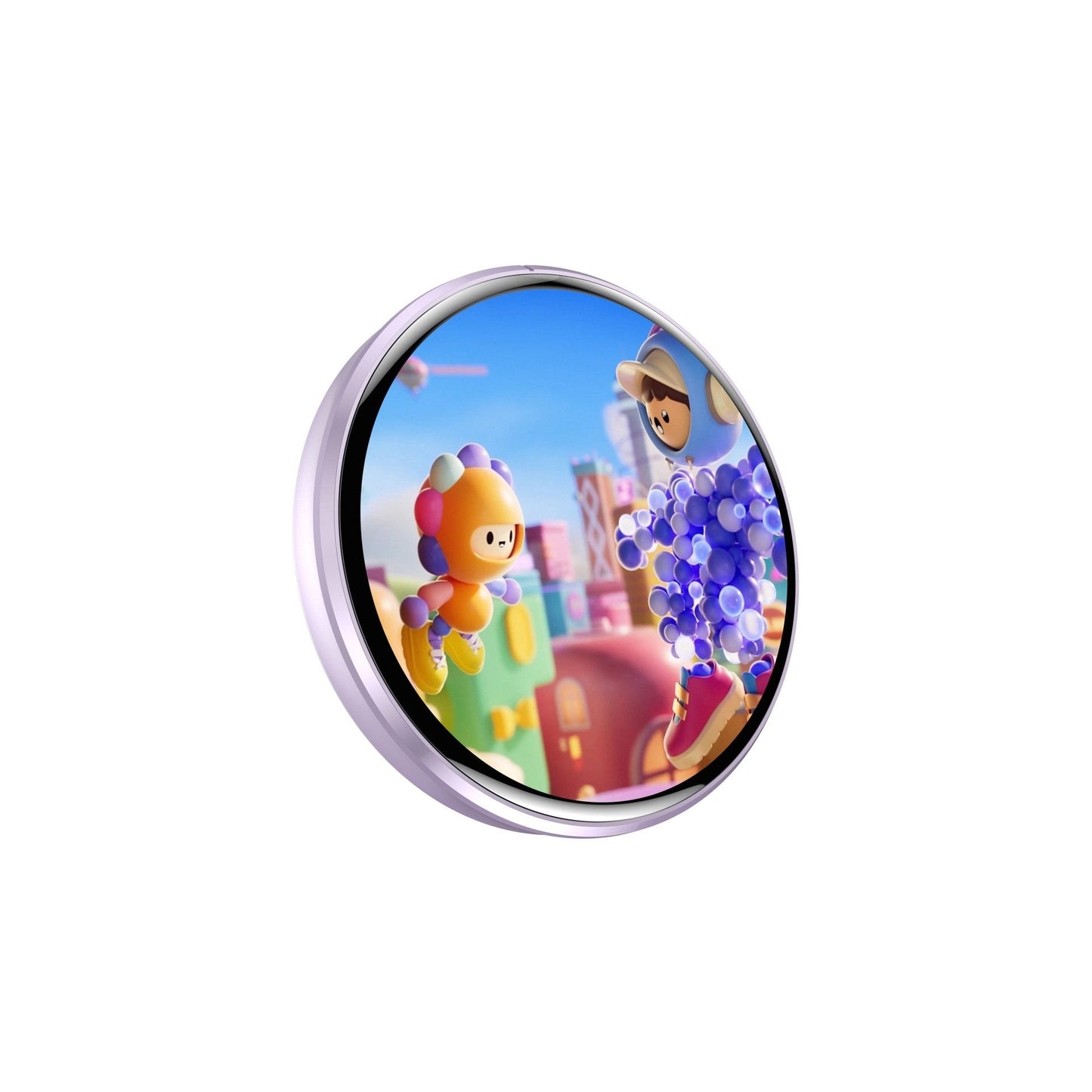 📱 Pixel Touch Digital Badge Screen – 📸 500mAh Lightweight Photo/Video/GIF Pin