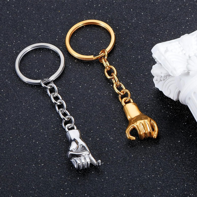 Pinky Promise Couple Keychain Set