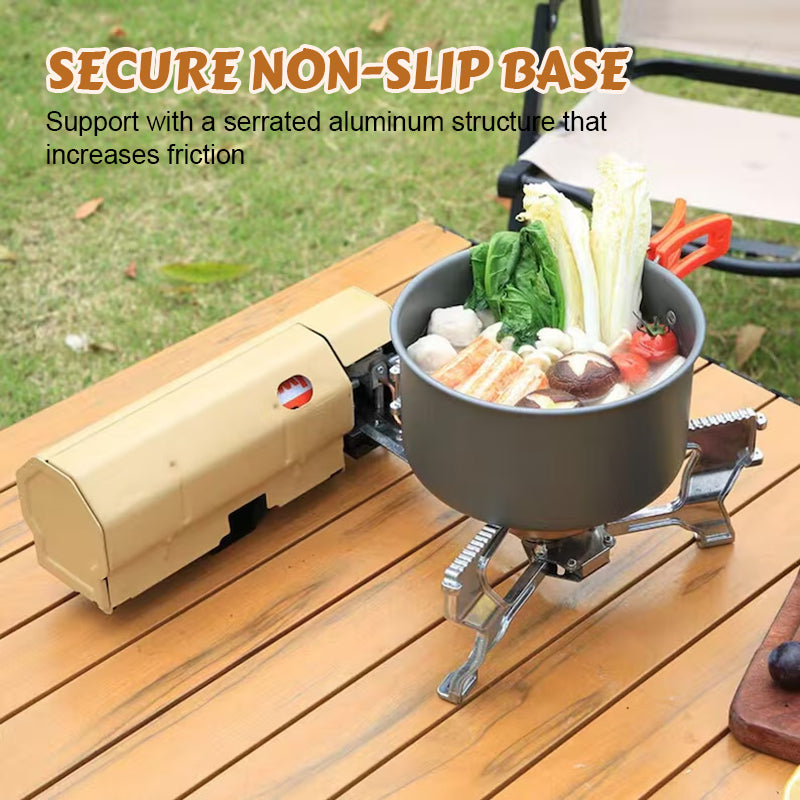 Portable folding gas stove