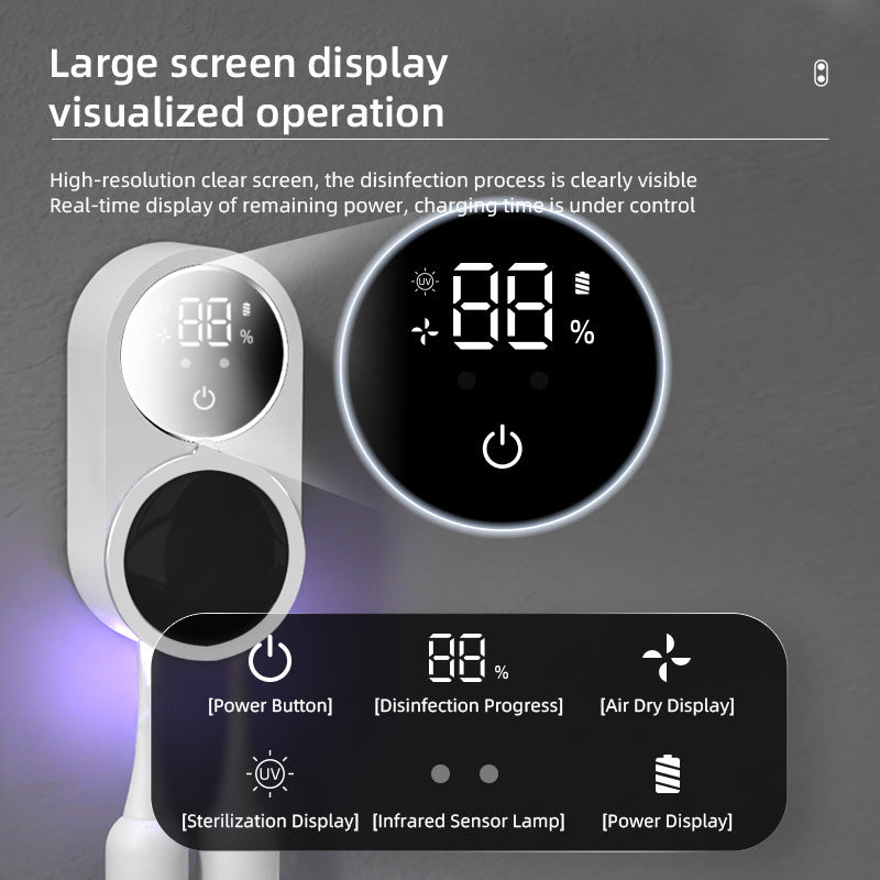 Smart Sensor Opening Closing Toothbrush Sterilizer