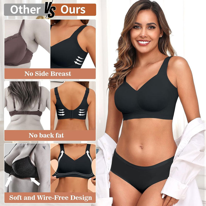 Seamless and Wire-Free Sports Bra in Large Size