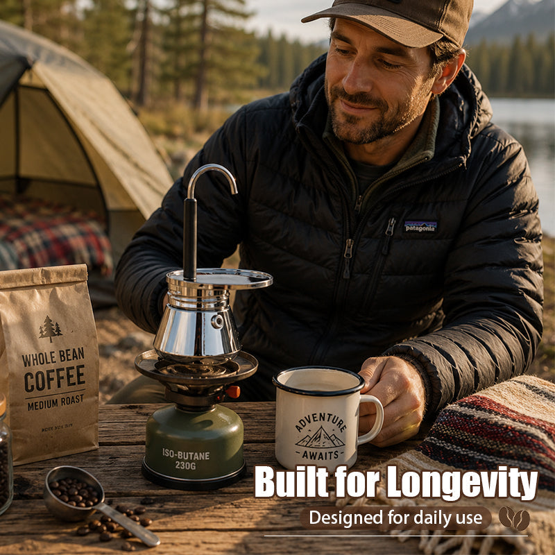 Classic 304 Stainless Steel Moka Pot