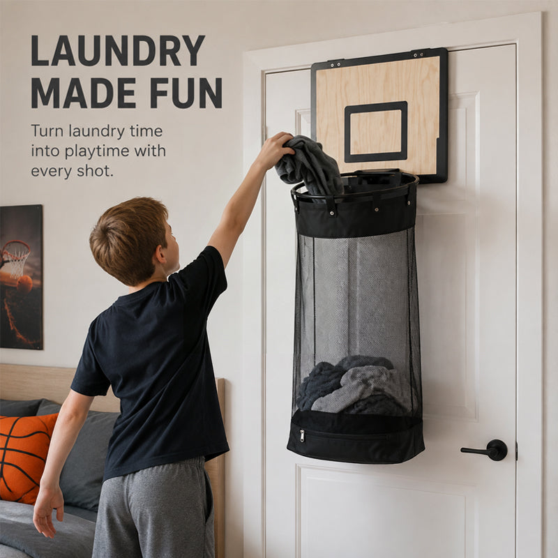 Wooden Wall-mounted Basketball Basket Hanging Door