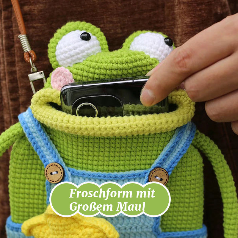 Big Mouth Frog Crossbody Bag
