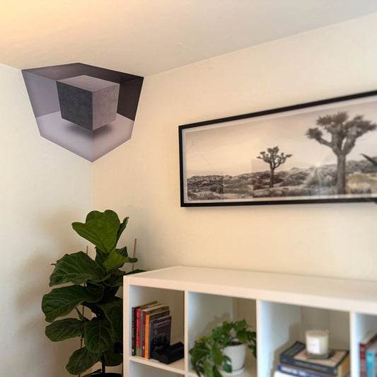 Impossible Corner – Wall art that reshapes reality 🧠✨