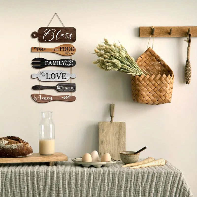 🔥LAST DAY 50% OFF - Wooden Kitchen Wall Decor