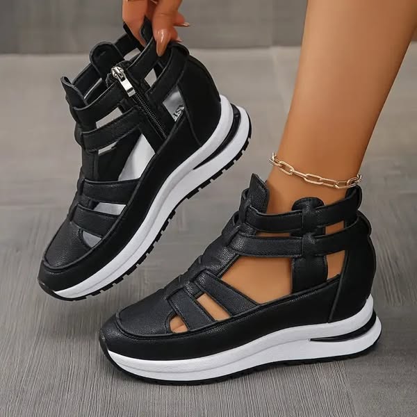 🔥Last day of 50% off – Comfortable, lightweight wedges with a side zipper