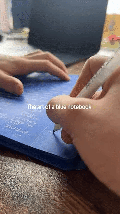 📘 Notedfy Think Blue Notebook – A Different Page for Better Ideas 💙
