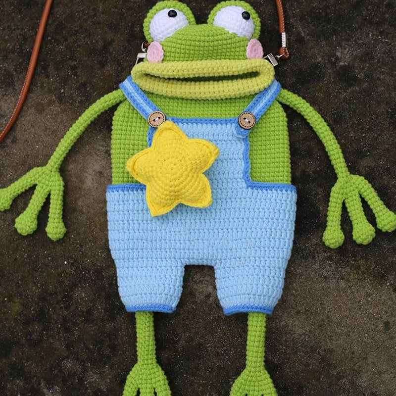 Big Mouth Frog Crossbody Bag