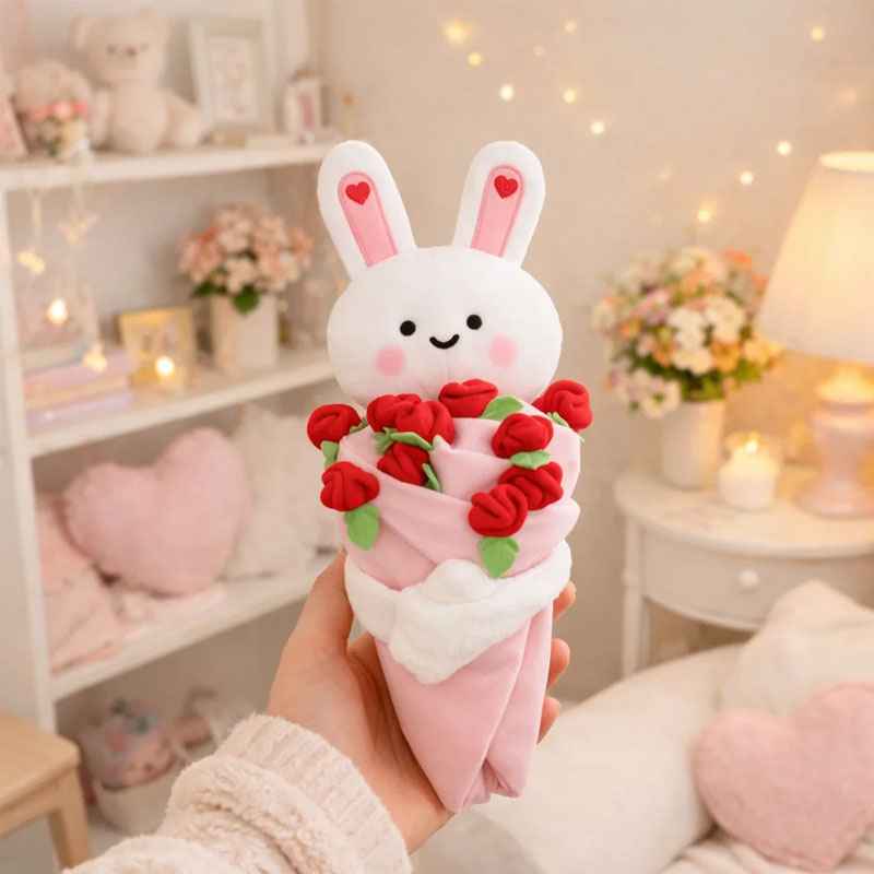 🐰 Bunny Bouquet Pencil Case