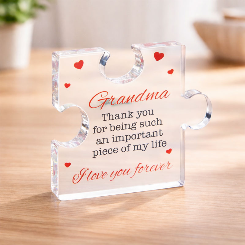 🧩 Acrylic Puzzle Desk Decoration