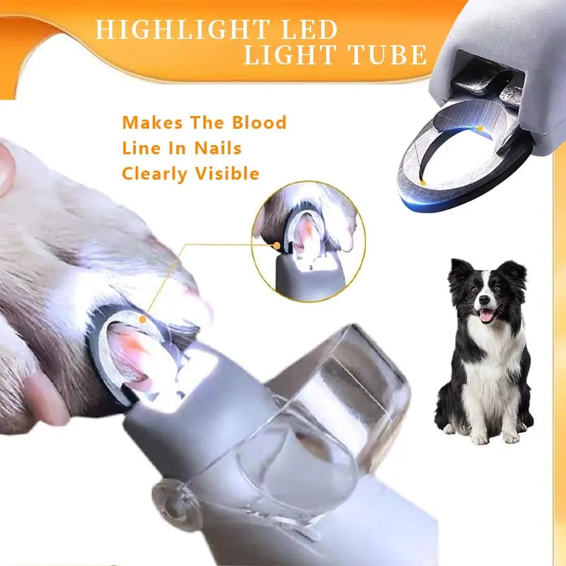 🔥LAST DAY SALE - 49% OFF🎁LED Light Pet Nail Clippers - 5X Magnification