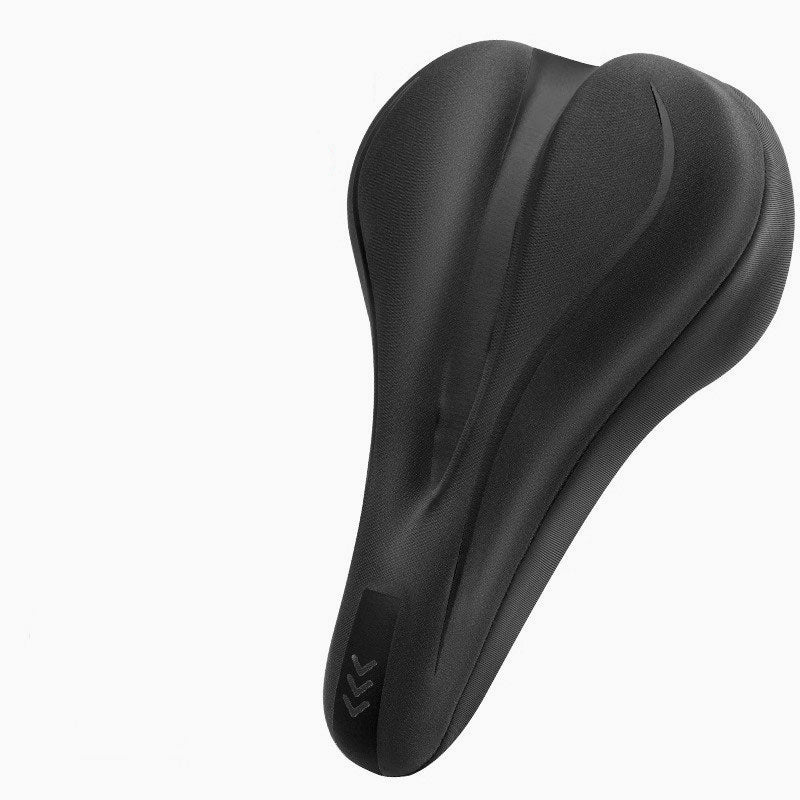 Highly elastic silicone bicycle seat cover
