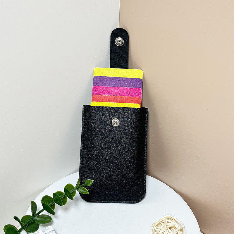 Pull-out card case made of PU leather – Compact, robust & organized Cards & bills 🧳