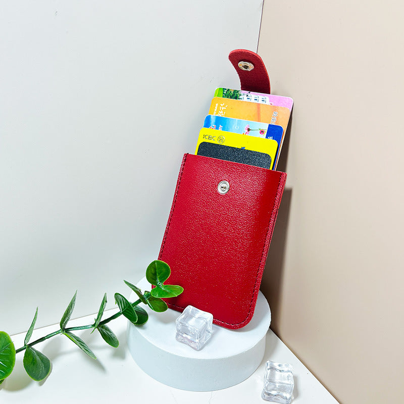 Pull-out card case made of PU leather – Compact, robust & organized Cards & bills 🧳