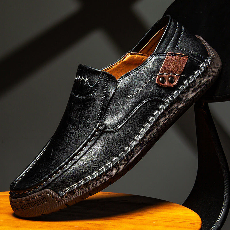 🔥Breathable Calfskin Leather🔥Classic, Comfortable Leather Shoes For Men👞