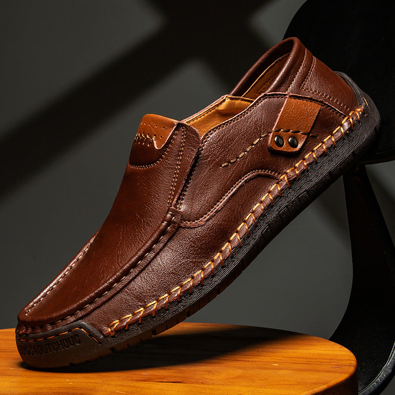 🔥Breathable Calfskin Leather🔥Classic, Comfortable Leather Shoes For Men👞