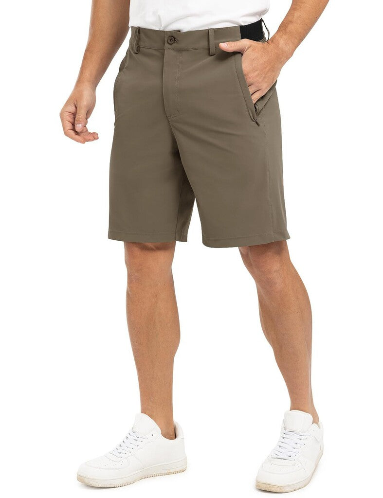 Men's Stretch Quick Dry Casual Work Golf Shorts, Five-Point Shorts