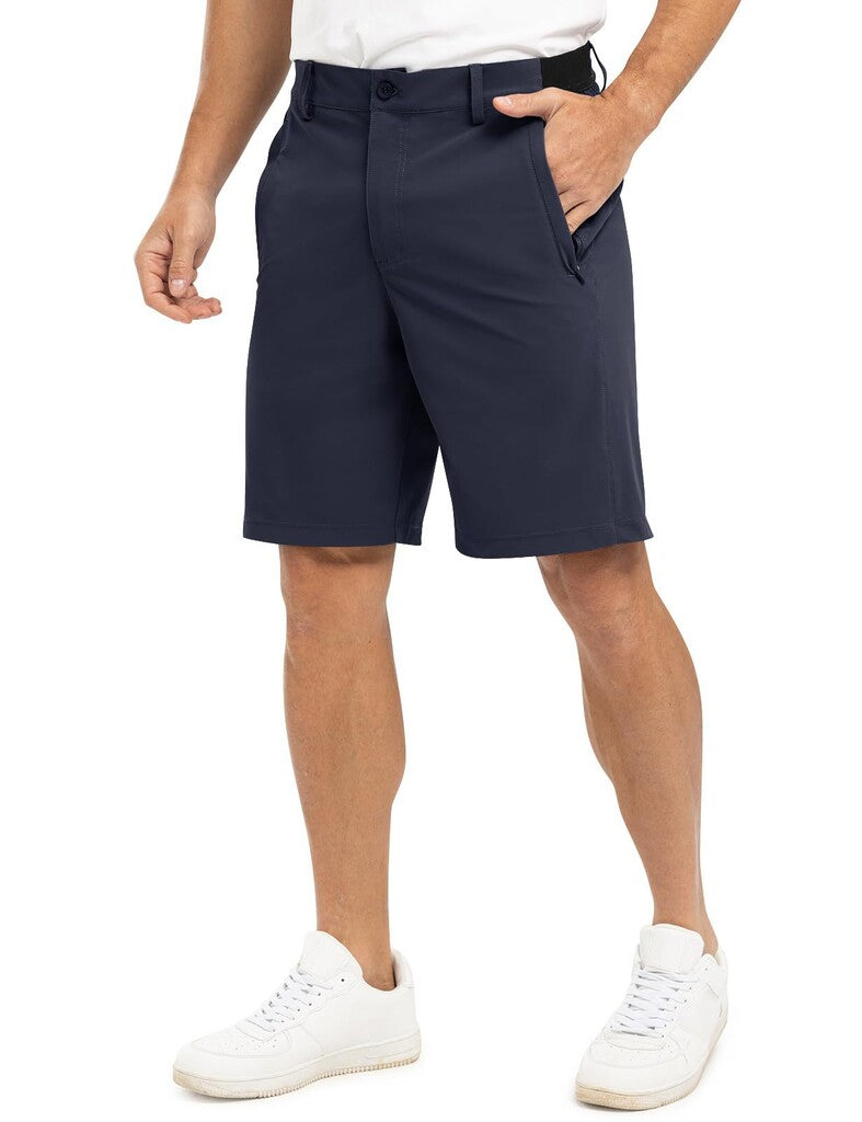 Men's Stretch Quick Dry Casual Work Golf Shorts, Five-Point Shorts