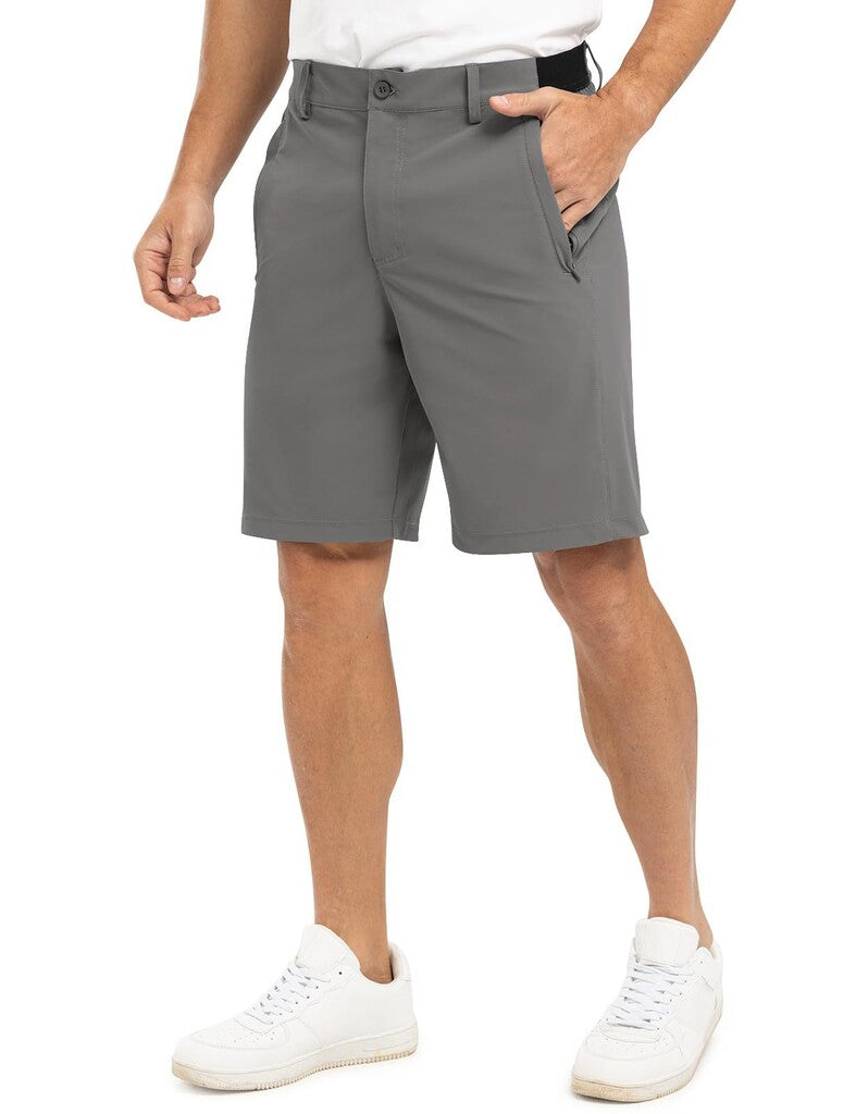 Men's Stretch Quick Dry Casual Work Golf Shorts, Five-Point Shorts