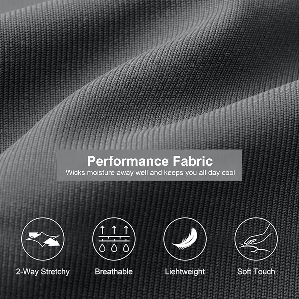 Quick-Dry Athletic Shorts for Men – 4-Way Stretch, Moisture-Wicking & Perfect for Gym, Golf or Daily Wear