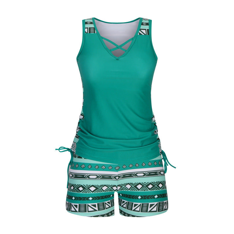Two-Piece Bikini – High-Waisted with Bandeau Top – Perfect for the Beach 👙🏖️