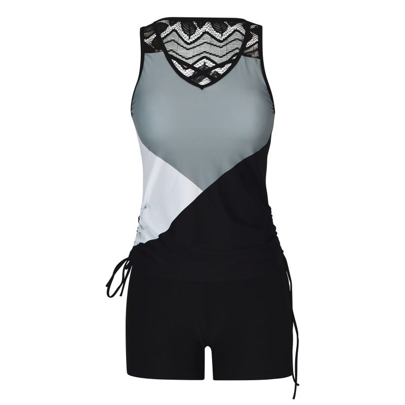 Two-Piece Bikini – High-Waisted with Bandeau Top – Perfect for the Beach 👙🏖️