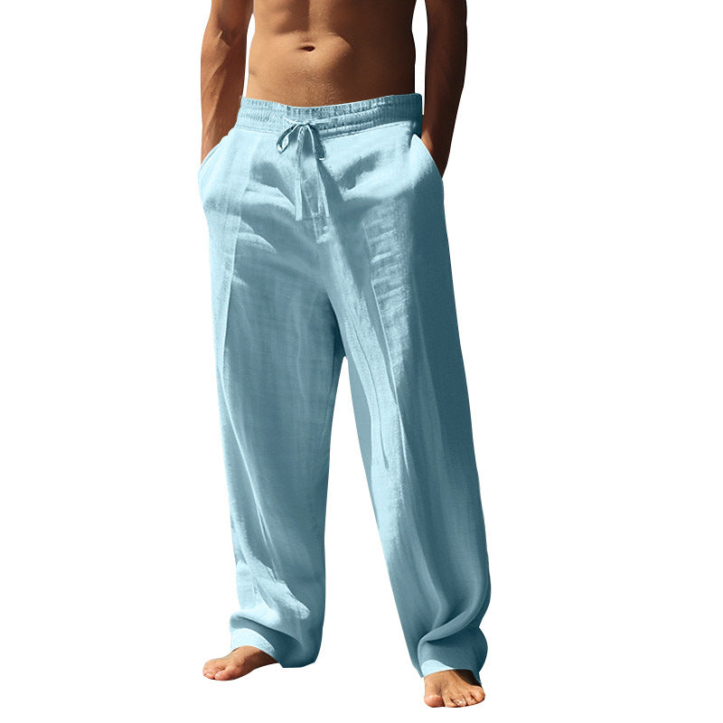 Men's Loose-Fit Straight-Leg Trousers – Comfortable, Breathable & Versatile – Ideal for Everyday Wear, Leisure & Work