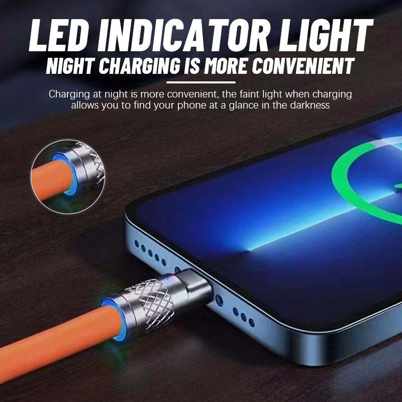 120w Super Fast Charging 3-In-1 Data Cable